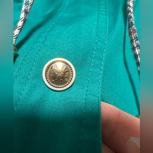 Vintage Curren Seen Womens Reversible Windbreaker Jacket w Pockets Sz M 90s - Picture 3 of 10